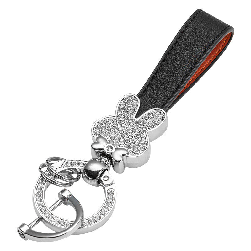 Wholesale Rabbit Simple Zinc Alloy Keychain